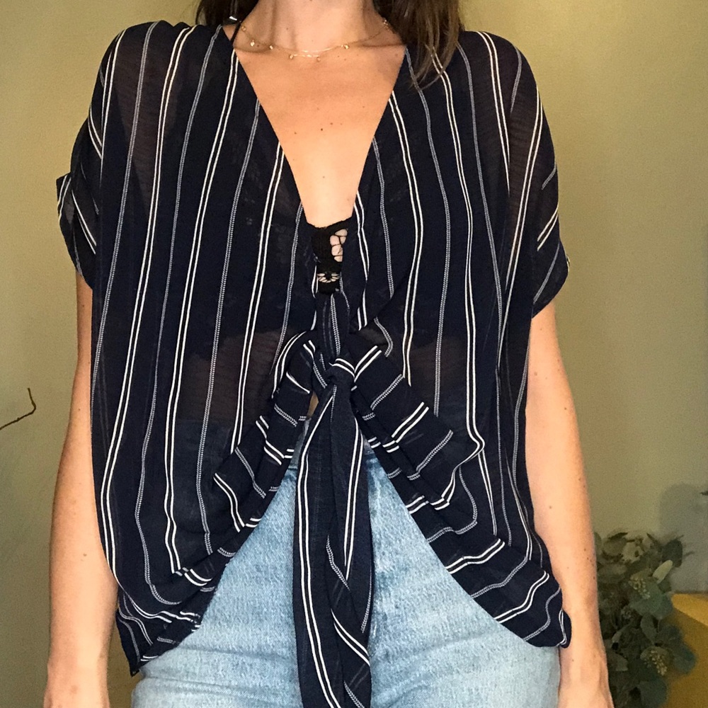 Sage the Label Striped Too | Small | NWT